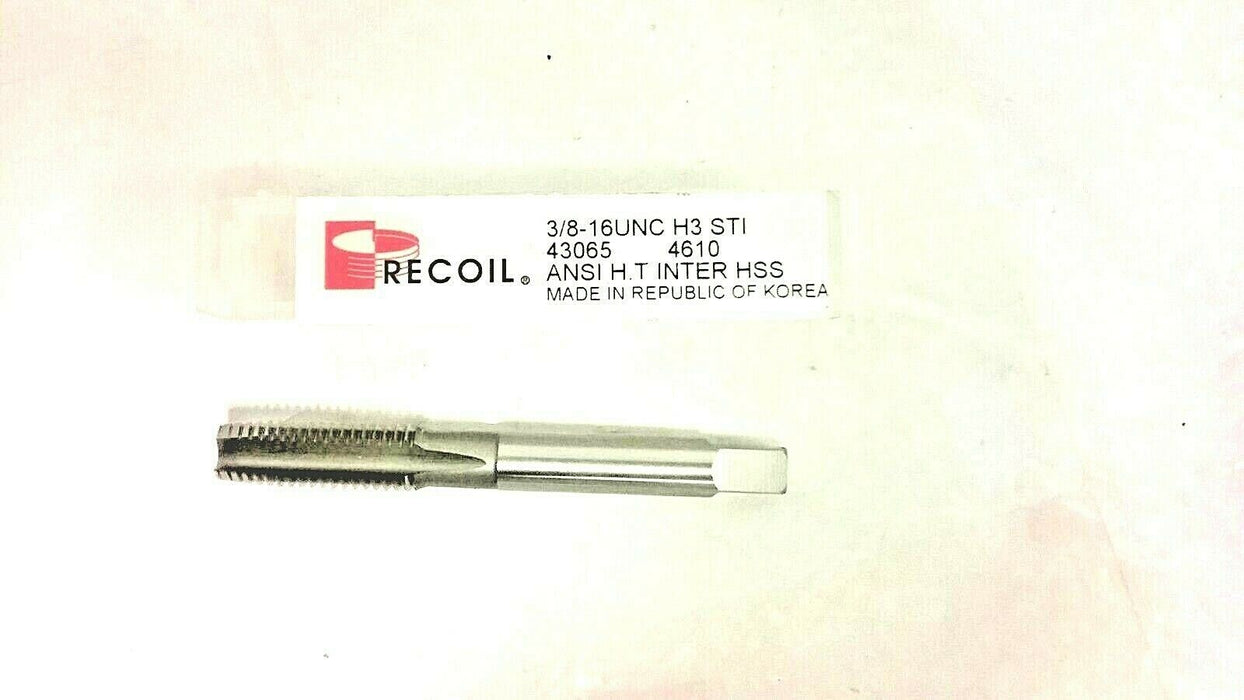 Recoil 43065 4610 3/8 116 UNC HSTI SPIRAL POINT TAP 43065
