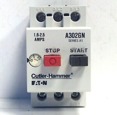 Cutler-Hammer A302GN 3 P 1.6-2.5 A 200/230 V Manual Starter Protector
