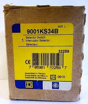 Square D 9001KS34B Rotary Operator for Selector Switch