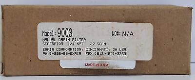 Arrow 9003 EXAIR Compressed Air Filter with Manual Drain