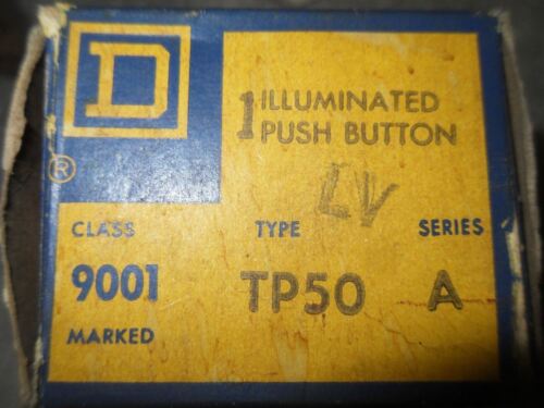 Square D 9001-TP50 ILLUMINATED PUSH BUTTON SWITCH