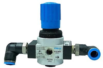 Festo LR-1/4-D-O-MINI 162591 Air Pressure Regulator