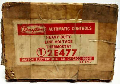 Dayton 2E477 Heavy Duty Line Thermostat