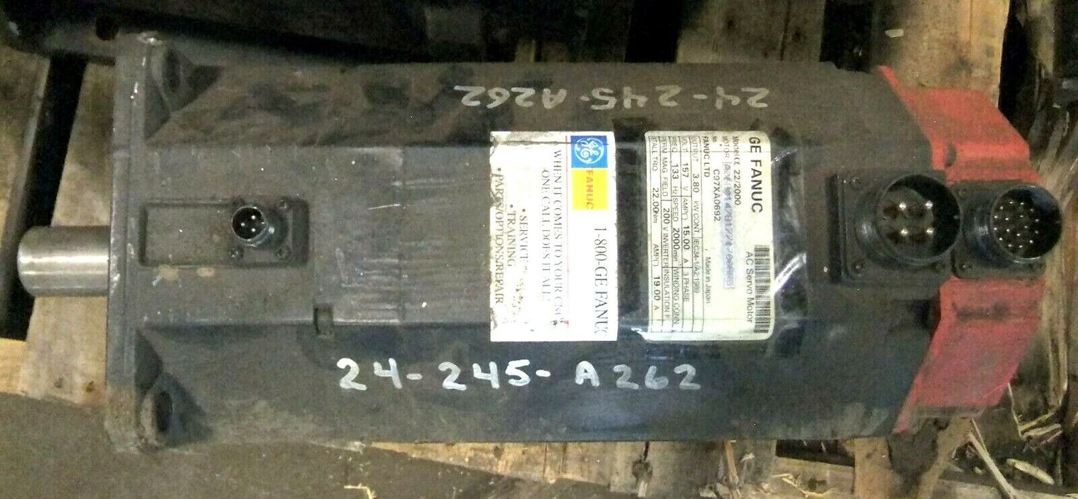 Fanuc AC Servo Motor A06B0147B177 #7008R5