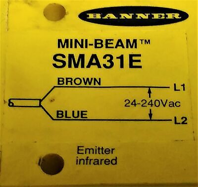 Banner Engineering 26058 / SMA31E Photoelectric Proximity Sensor