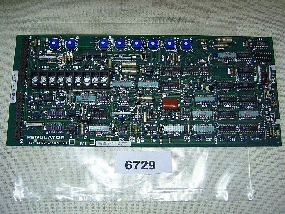 Emerson Regulator Card PC Board 02-766070-20