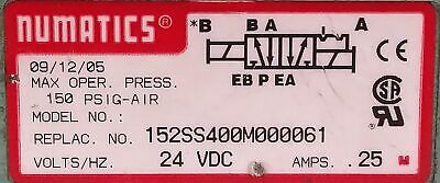 Numatics 152SS400M000061 Solenoid Valve