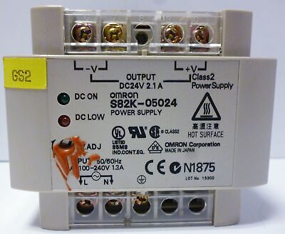 Omron S82K-05024 Class 2 Power Supply