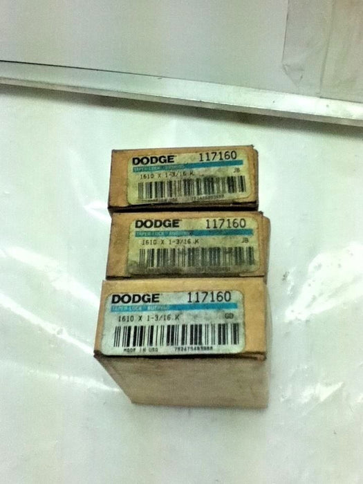 LOT OF 3 DODGE 117160 BUSHINGS