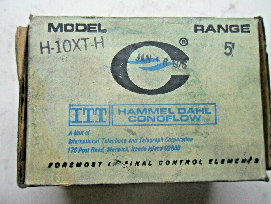 Conoflow H-10XT-H-0-5 Valve