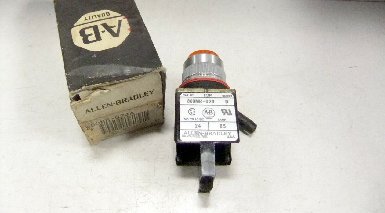 Allen-Bradley 800MR-Q24A Amber Pilot Light