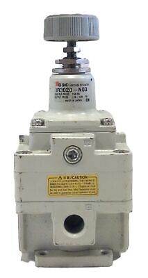 SMC IR3020-N03 150 PSI Supply 1.5 - 120 PSI Output Precision Pneumatic Regulator