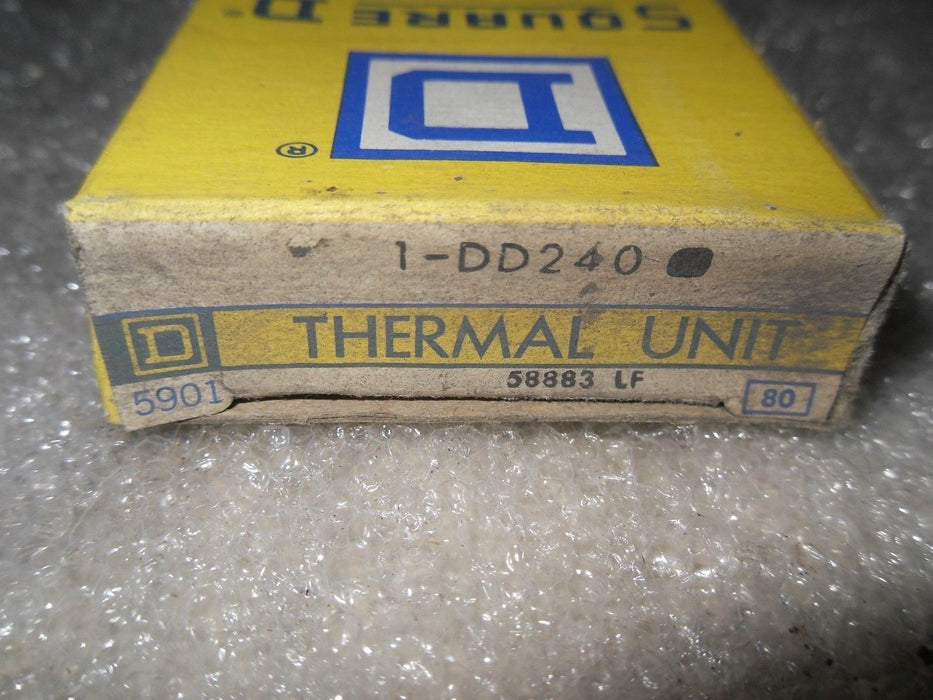 Square D Dd240 Overload Relay Thermal Unit