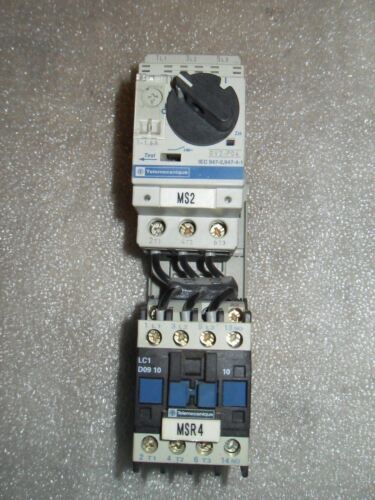 Telemecanique GV2-P06 Starter W/ LC1-D09-10 Contactor
