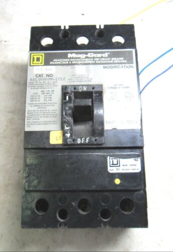 Square D KAL36000M1212 CIRCUIT BREAKER 250A 600VAC 3P