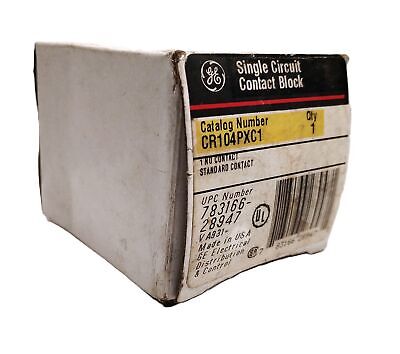 GE CR104PXC1 600 V 10 A Contact Block