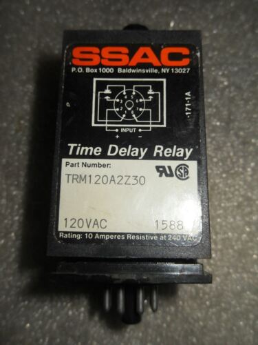 1 SSAC TRM120A2Z30 TIME DELAY RELAY