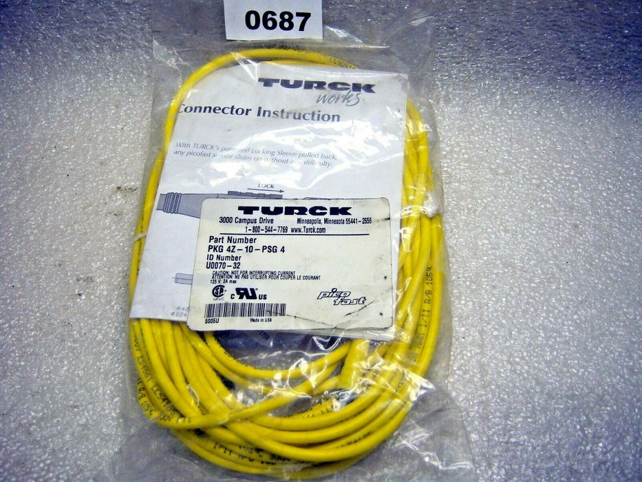 Turck Pkg 4Z-10-Psg 4 Cordset