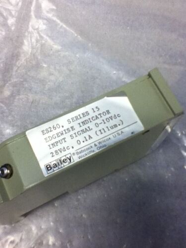 Bailey Controls ES260 SERIES 15 Edgewise Indicator