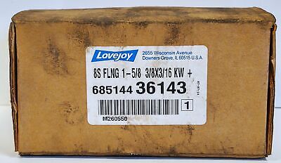 Lovejoy 68514436143 8S FLNG 1-5/8 3/8X3/16 KW Flexible Coupling Hub