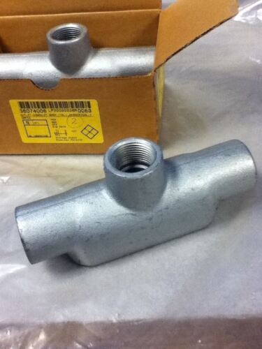 LOT OF 2 CROUSE-HINDS TB37 CONDUIT BODIES