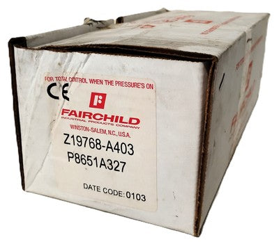 Fairchild Z19768-A403 P8651A327 Pressure Transducer