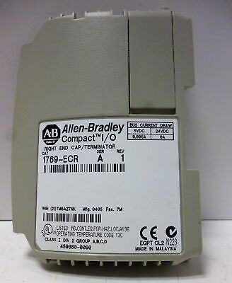Allen-Bradley 1769-ECR PLC Right End Cap Terminator