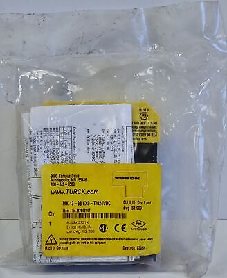 Turck MK-13-33-EX0-T/024VDC M7542147 MultiModul PLC Input & Output Module