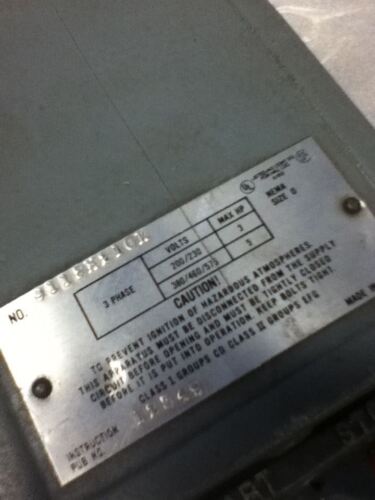 Cutler-Hammer 9115H210K MANUAL STARTER