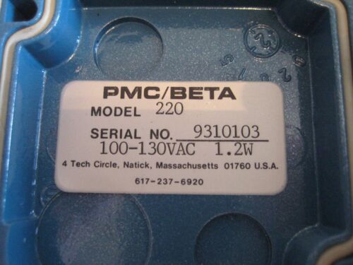 1 PMC/BETA MODEL 220 SOLID STATE VIBRATION SWITCH
