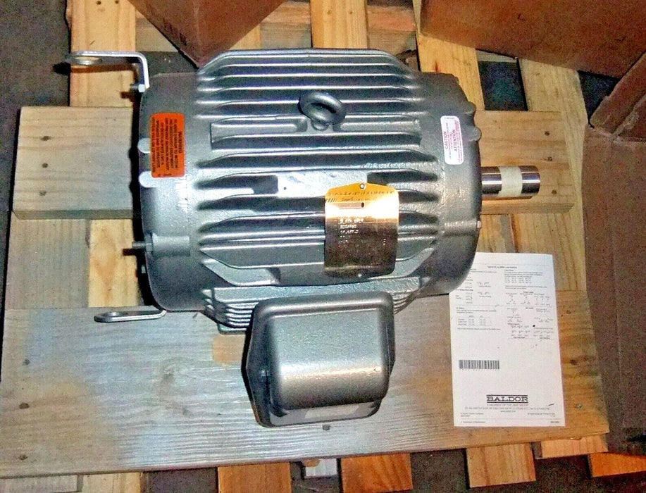 Baldor Cooler Chiller Motor 5HP Air Over ECTM3768T