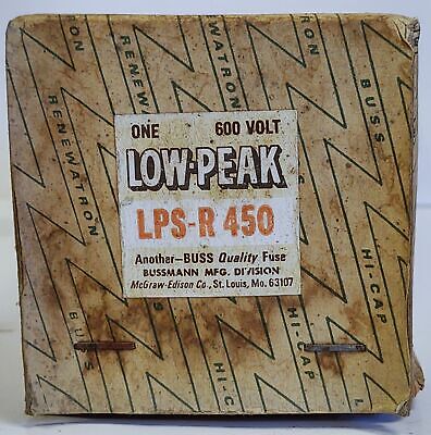 Bussmann LPS-R-450 LOW-PEAK 450 A 600 V Class R Time-Delay Current Limiting Fuse