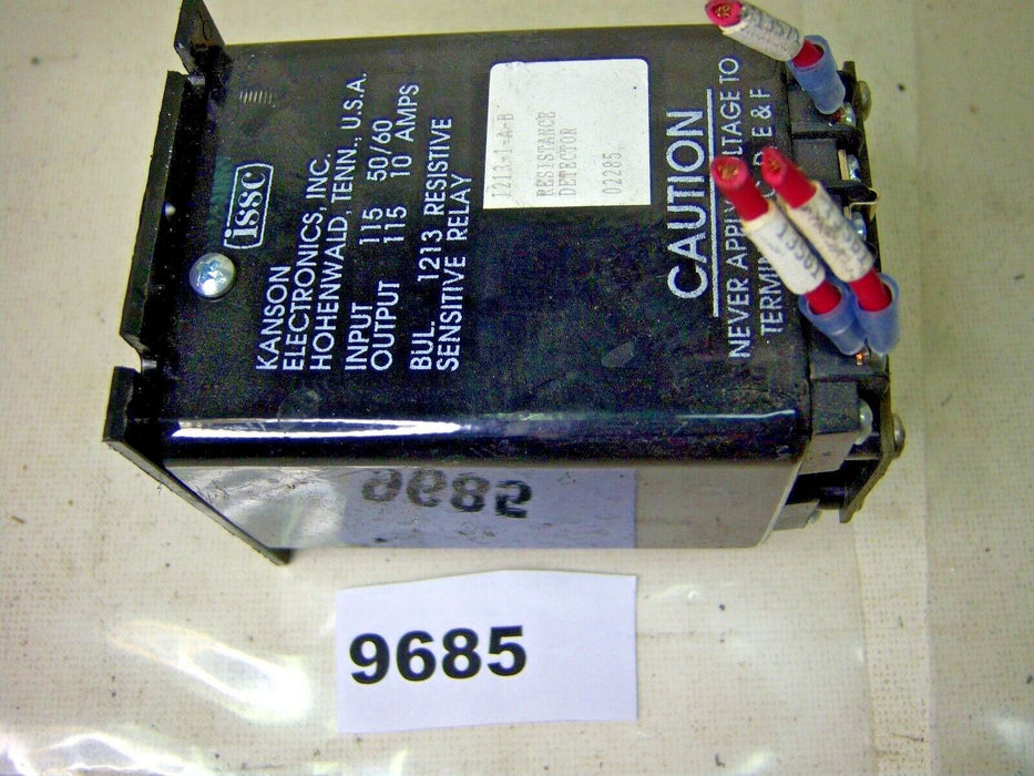 ISSC Kanson 1213-1-A-B Relay Resistance Detector