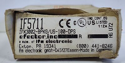 IFM Efector IFK3002-BPKG/US-100-DPS IF5711 Inductive Proximity Sensor
