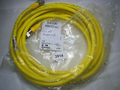 Turck Cordset RSM RKM 56-7M/S1587 600V M/F 7M