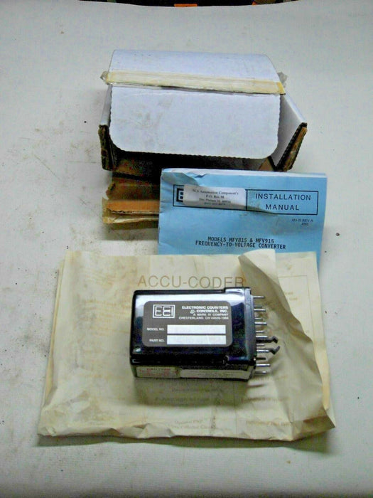 1 ELECTRONIC COUNTERS & CONTROLS MFV915 COUNTER