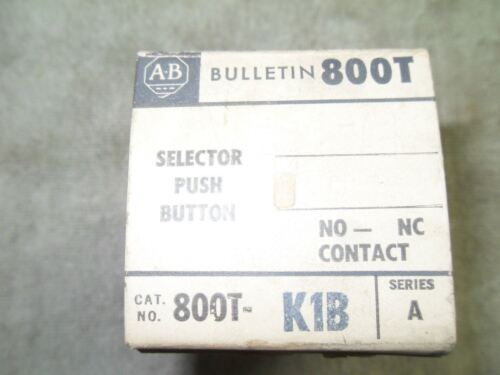 Allen-Bradley 800T-K1B Ser A Selector Push Button Switch