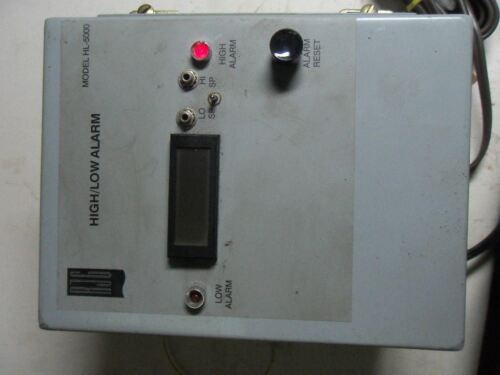 1 RJG TECHNOLOGIES HL-5000 HIGH LOW ALARM