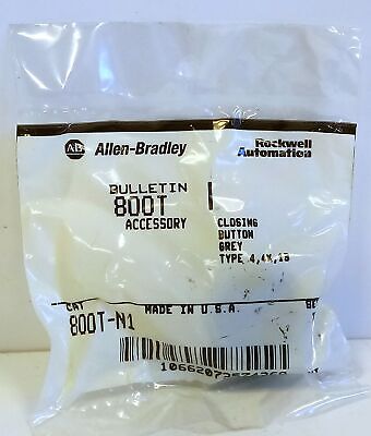 Allen-Bradley 800T-N1 Gray Closing Button for Unused Openings