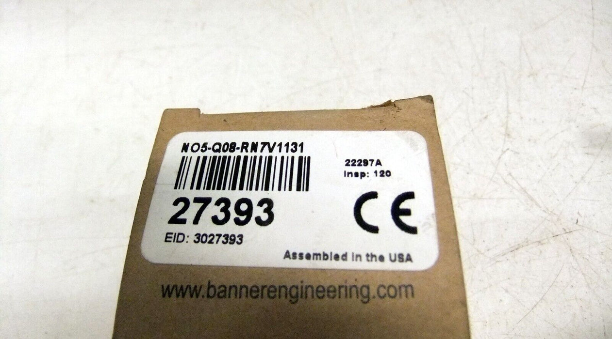 Banner N05-Q08-RN7V1131 27393 Photoelectric Sensor