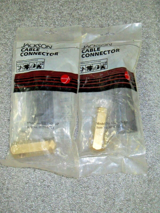 2 Jackson UBF-3-BP 0704-0211 Cable Connectors