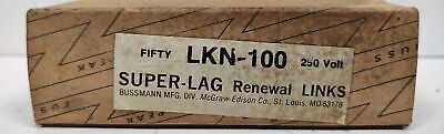 Bussmann LNK100 Pack of 50 SUPERLAG 250 V Fuse Links