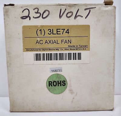 Dayton 3LE74 230 V AC Electronic Component Fan
