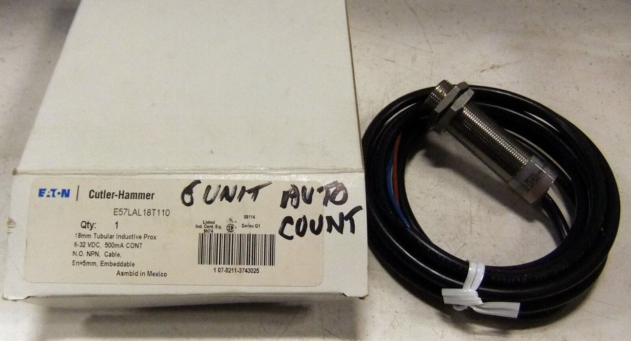 Eaton Cutler-Hammer E57LAL18T110 Inductive Proximity Sensor