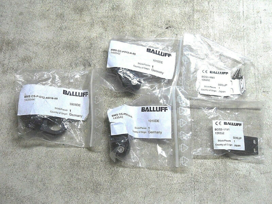 5 Balluff Photoelectic Accessories BOS5-HW1, ETC