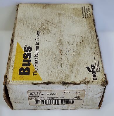 Bussmann NON-50 250 V 50 A Class K5 One Time Fuse