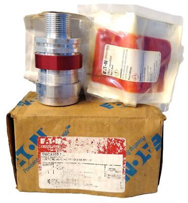 Eaton TMCX100-1 Anodixed Red Aluminum Cable Connector