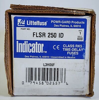 Littelfuse FLSR250ID INDICATOR 600 V 250 A RK5 Current-Limiting Time-Delay Fuse