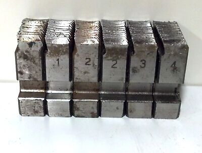 Ridgid 37845 1.5" NPT 12R Right Hand Alloy Pipe Dies - Set of 6