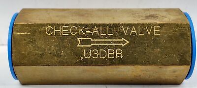 Check All Valves U3DBR 125 H4-3 Check Valve